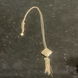 Kendra Scott Gold Tassel Necklace